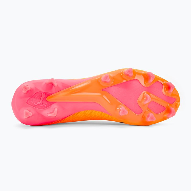 PUMA Ultra Match FG/AG sunset glow/puma schwarz/sun stream Fußballschuhe 4