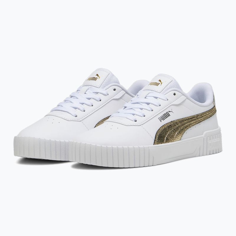 Damenschuhe PUMA Carina 2.0 Metallic Shine puma weiß/puma gold/puma silber 8