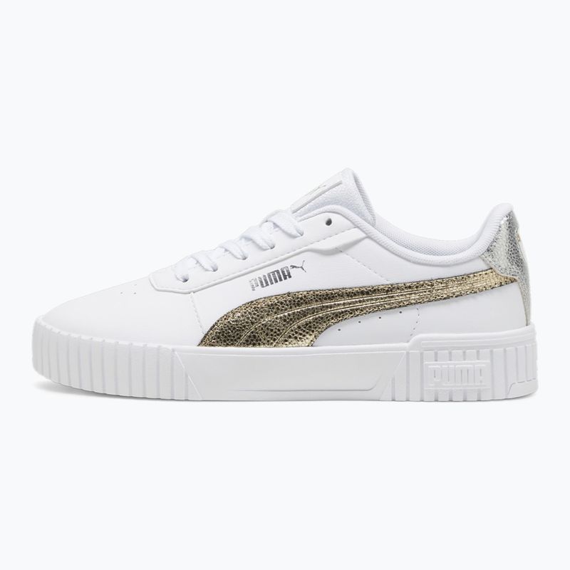 Damenschuhe PUMA Carina 2.0 Metallic Shine puma weiß/puma gold/puma silber 9