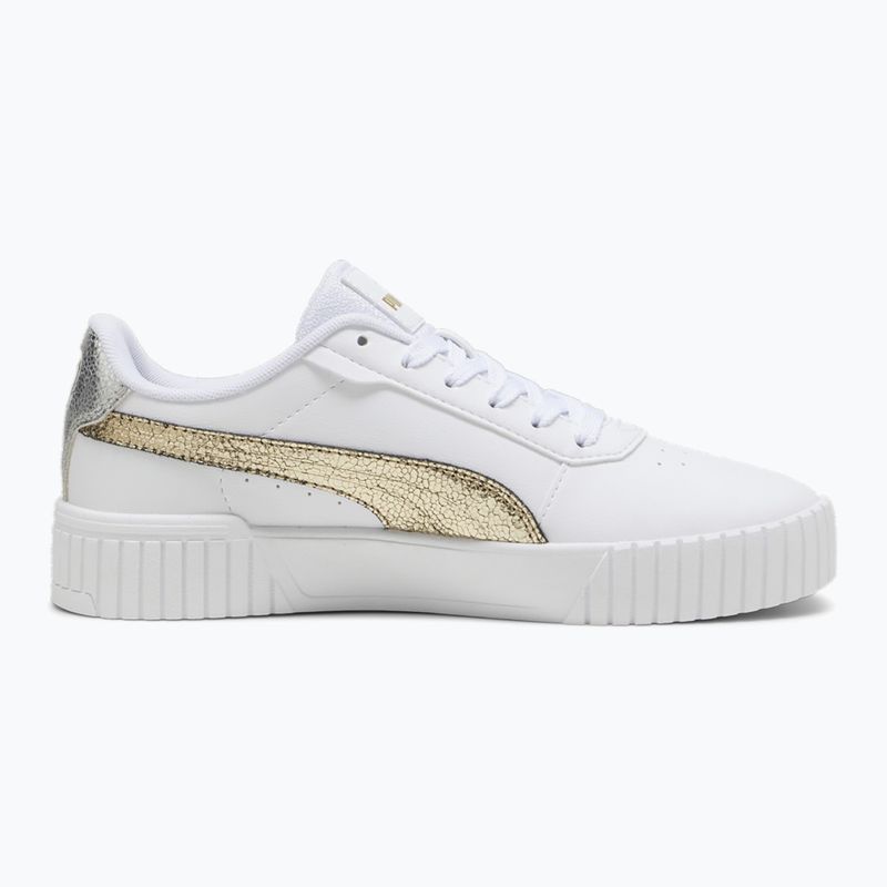 Damenschuhe PUMA Carina 2.0 Metallic Shine puma weiß/puma gold/puma silber 10