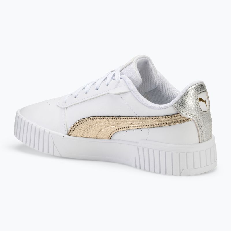 Damenschuhe PUMA Carina 2.0 Metallic Shine puma weiß/puma gold/puma silber 3