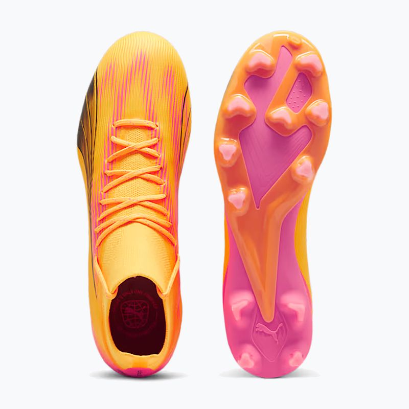 PUMA Ultra Pro FG/AG sunset glow/puma schwarz/sun stream Fußballschuhe 11