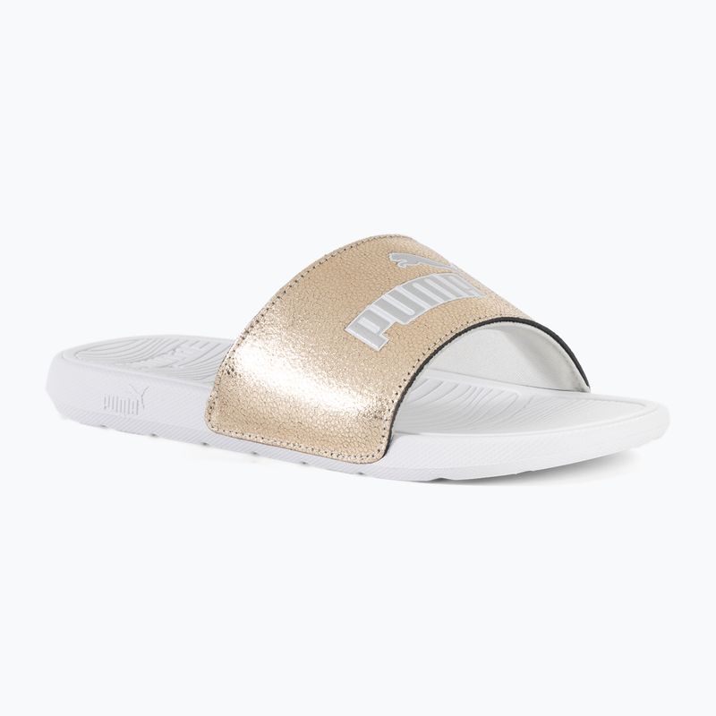 PUMA Cool Cat 2.0 Metallic Shine Flip-Flops puma gold/puma silber/puma weiß