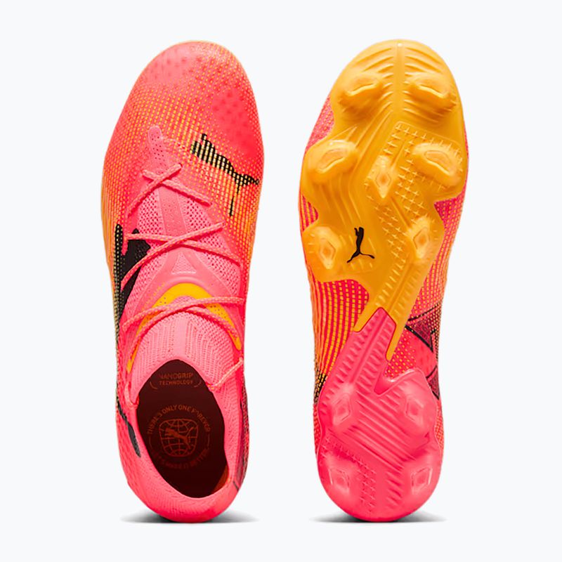 PUMA Future 7 Ultimate FG/AG sunset glow/puma schwarz/sun stream Fußballschuhe 11