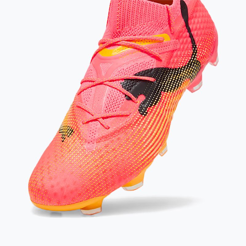 PUMA Future 7 Ultimate FG/AG sunset glow/puma schwarz/sun stream Fußballschuhe 12