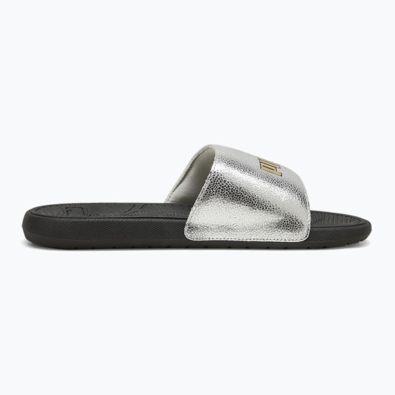 PUMA Cool Cat 2.0 Metallic Shine Flip-Flops puma silber/puma gold/puma schwarz 10