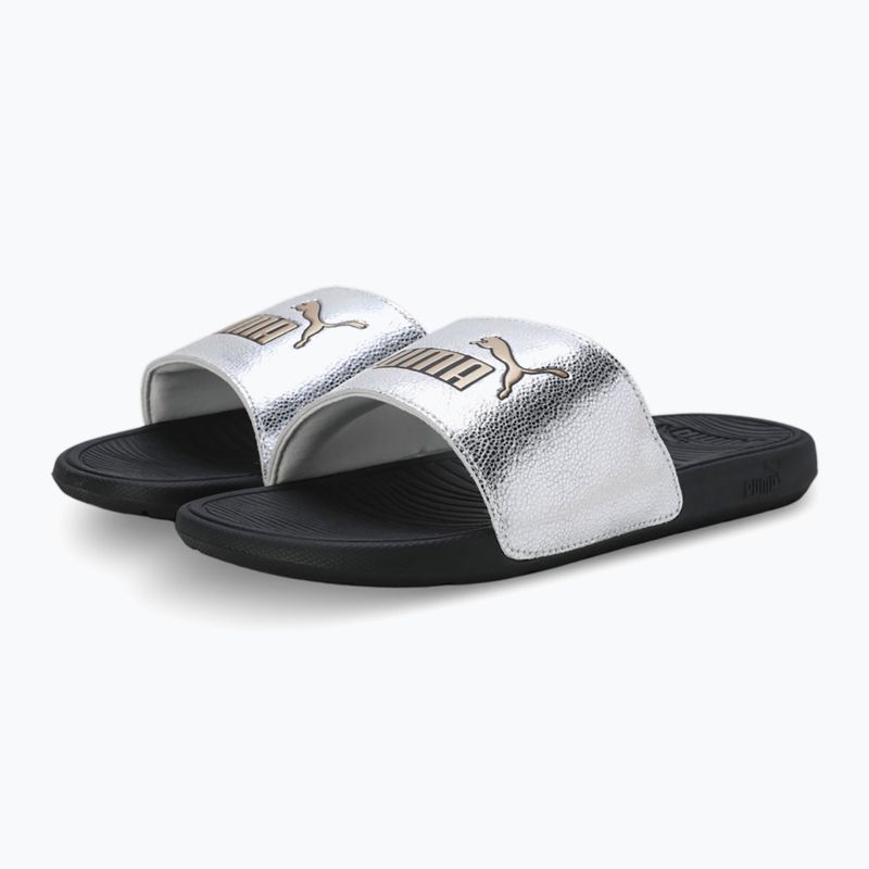 PUMA Cool Cat 2.0 Metallic Shine Flip-Flops puma silber/puma gold/puma schwarz 11