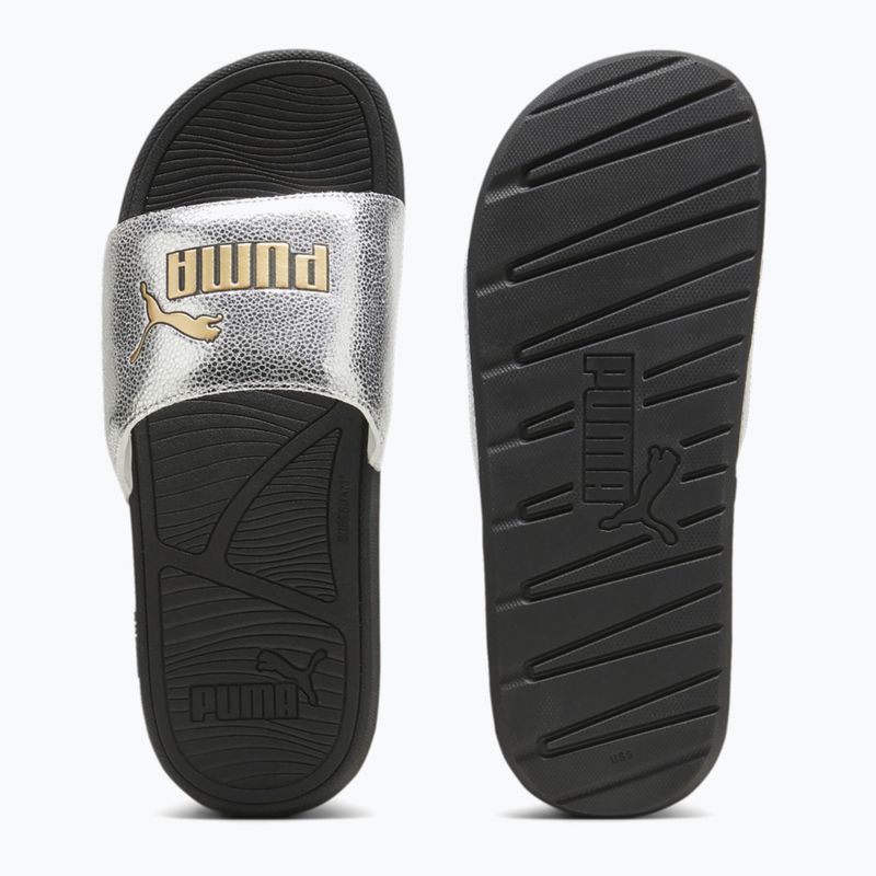 PUMA Cool Cat 2.0 Metallic Shine Flip-Flops puma silber/puma gold/puma schwarz 12