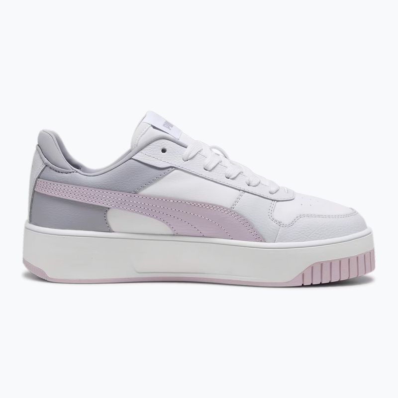 PUMA Carina Street Damen Schuhe puma weiß/grape mist/puma silber 2