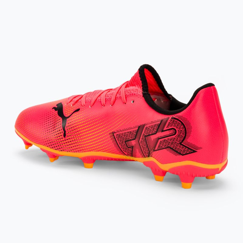 PUMA Future 7 Play FG/AG sunset glow/puma schwarz/sun stream Fußballschuhe