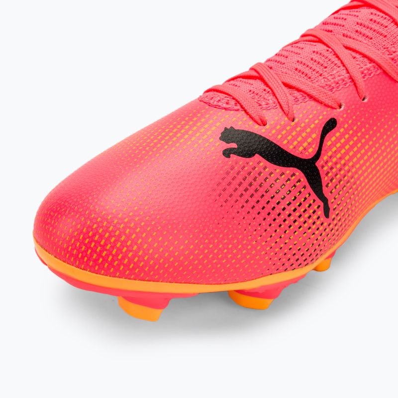 PUMA Future 7 Play FG/AG sunset glow/puma schwarz/sun stream Fußballschuhe