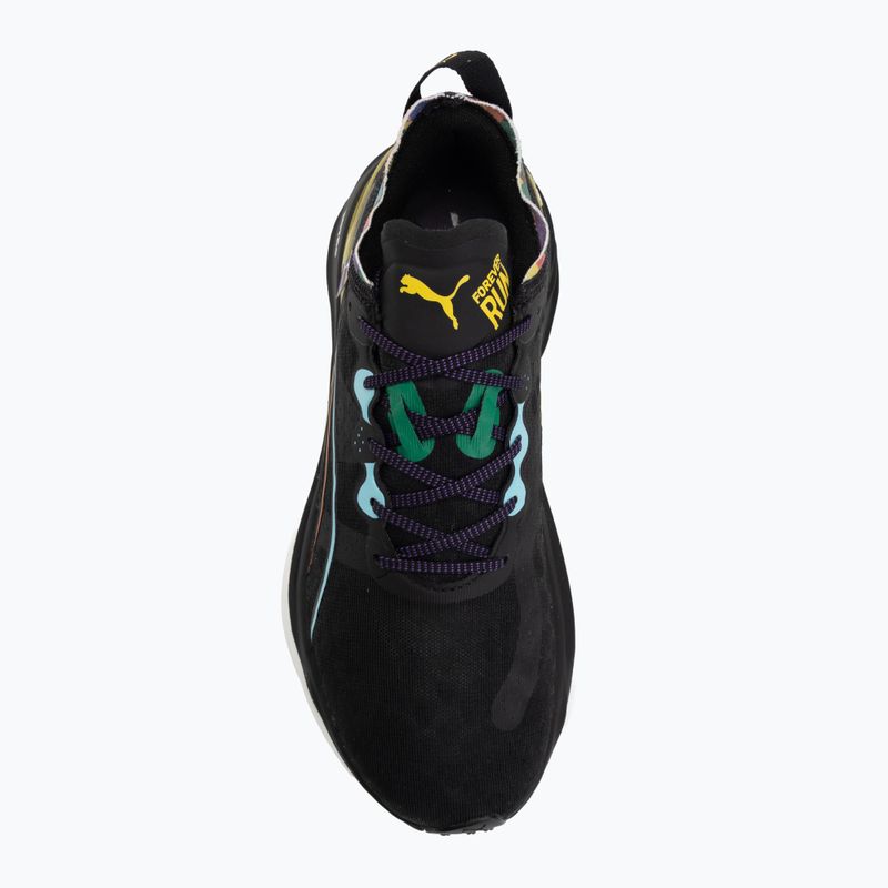 Laufschuhe für Damen Puma ForeverRun Nitro Love Marathon black/green/blue/orange/yellow/white 5