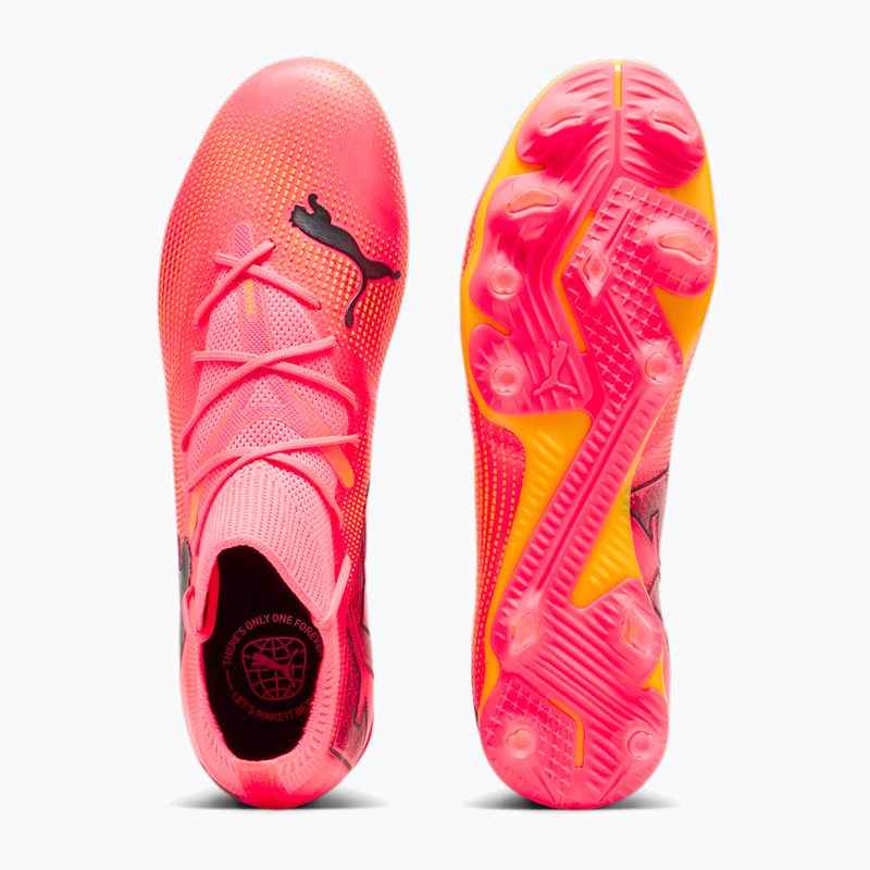 PUMA Future 7 Match FG/AG sunset glow/puma schwarz/sun stream Fußballschuhe 11