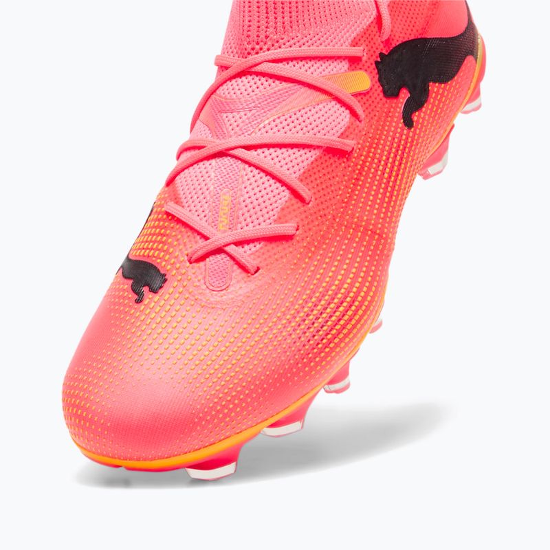 PUMA Future 7 Match FG/AG sunset glow/puma schwarz/sun stream Fußballschuhe 12