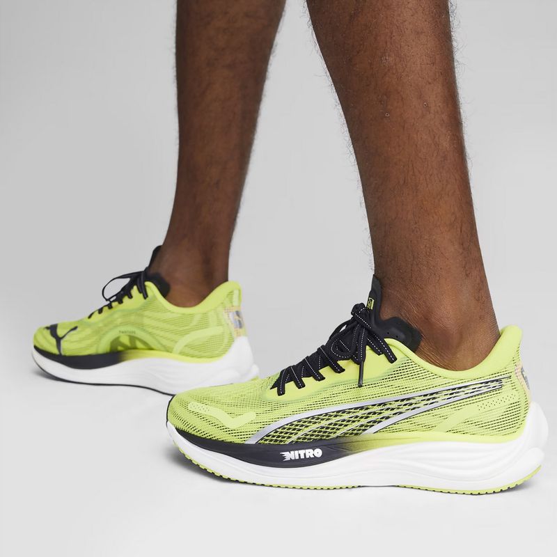 Herren Laufschuhe PUMA Velocity Nitro 3 Psychedelic Rush grün 4