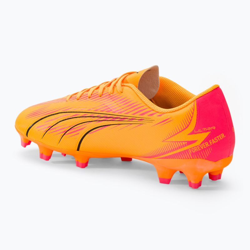 PUMA Ultra Play FG/AG sunset glow/puma schwarz/sun stream Fußballschuhe 3