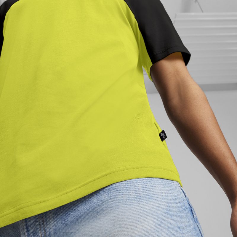 PUMA ESS+ Block Tee für Herren puma schwarz/lime sheen