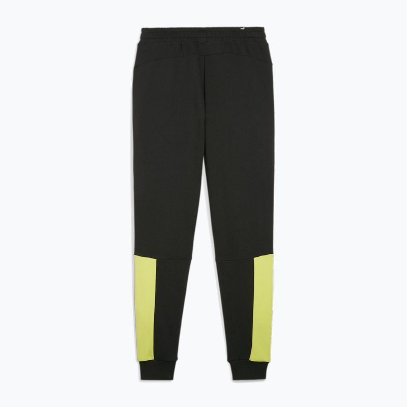 Herren PUMA ESS+ Block Sweatpants TR puma schwarz/lime sheen 2