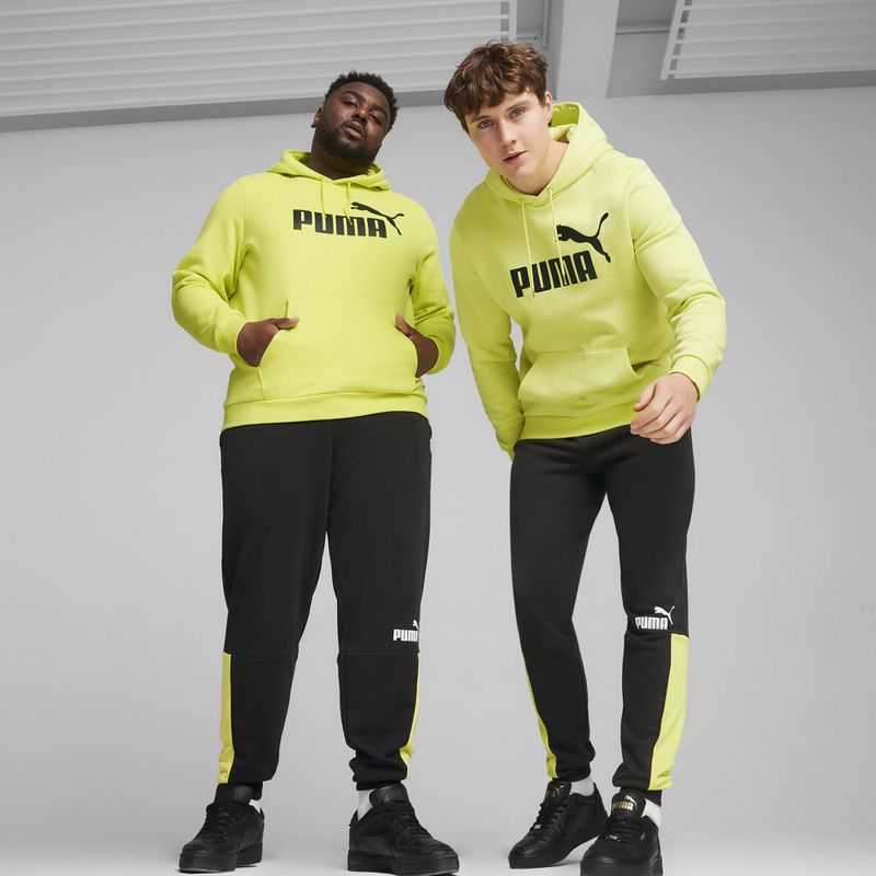 Herren PUMA ESS+ Block Sweatpants TR puma schwarz/lime sheen 3