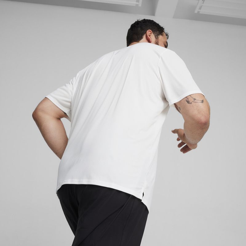 Herren Lauf-T-Shirt PUMA Run Favorite Graphic weiß