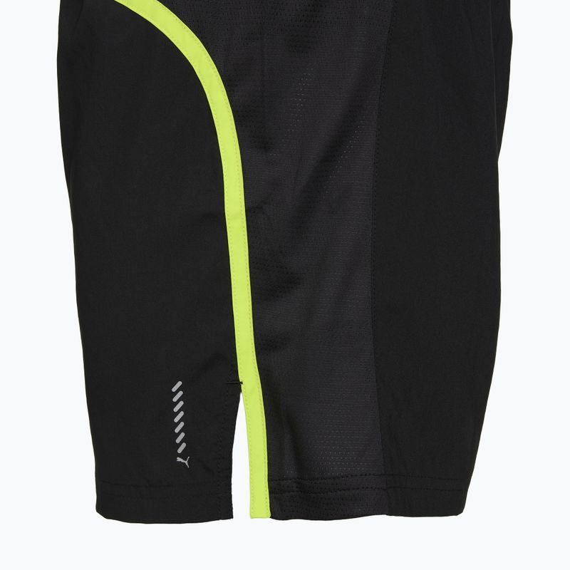 Herren-Laufshorts Puma Run Favorite Velocity 5" Shorts black/lime 4