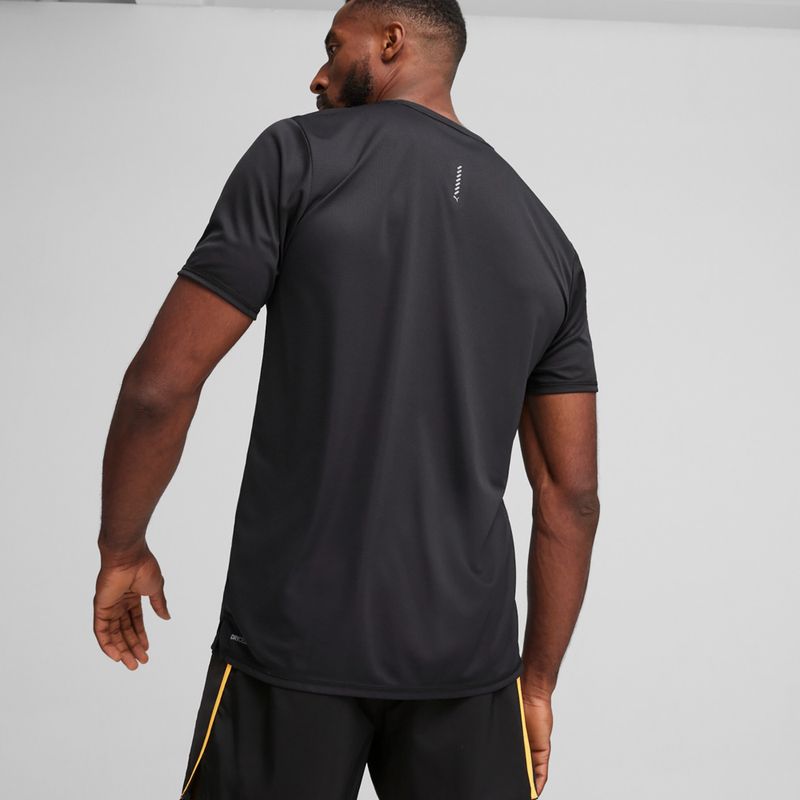 PUMA Run Favorite Graphic schwarzes Laufshirt für Herren