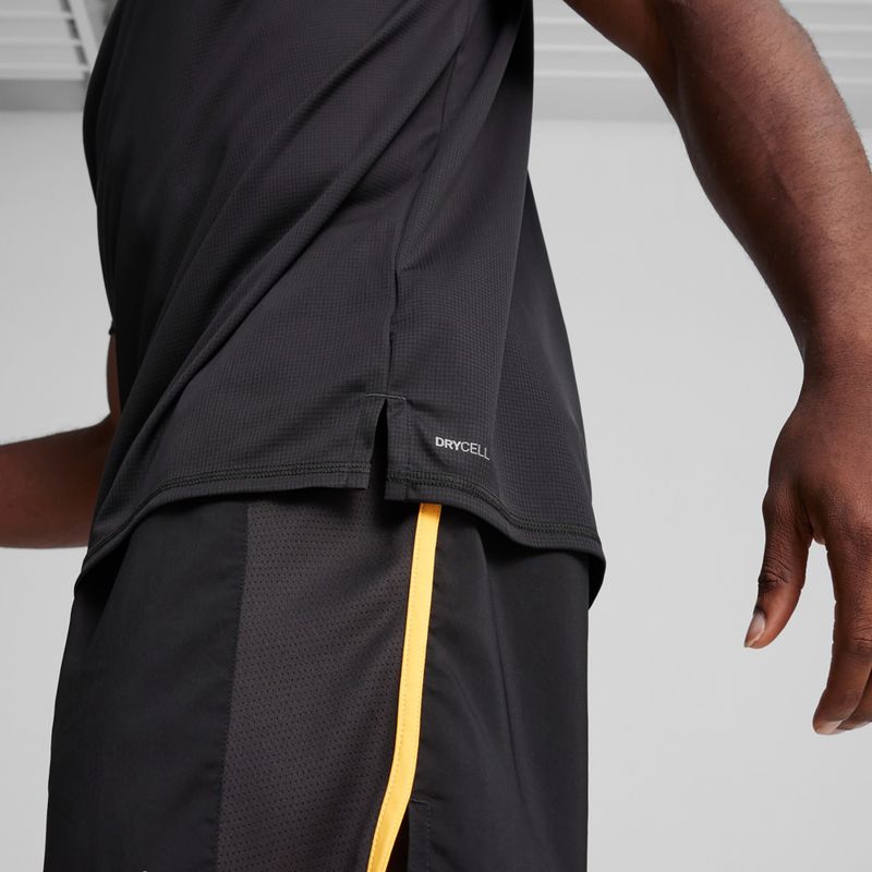 PUMA Run Favorite Graphic schwarzes Laufshirt für Herren