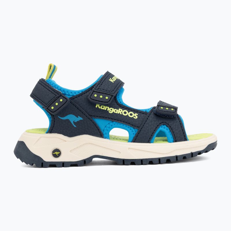Kindersandalen Kangaroos K-AS Ture dark navy/lime 2