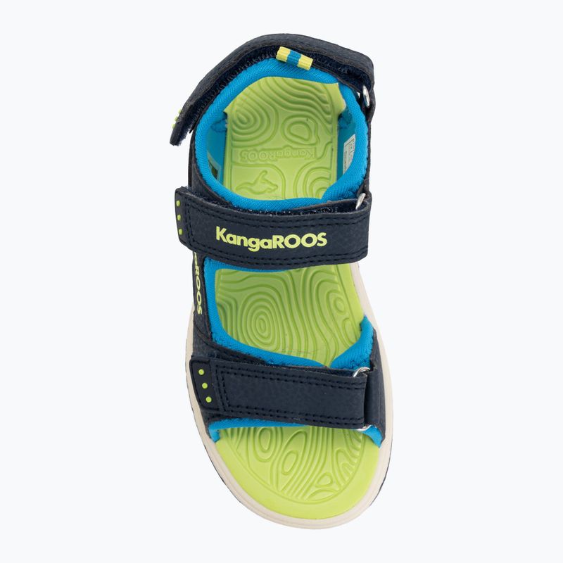 Kindersandalen Kangaroos K-AS Ture dark navy/lime 5
