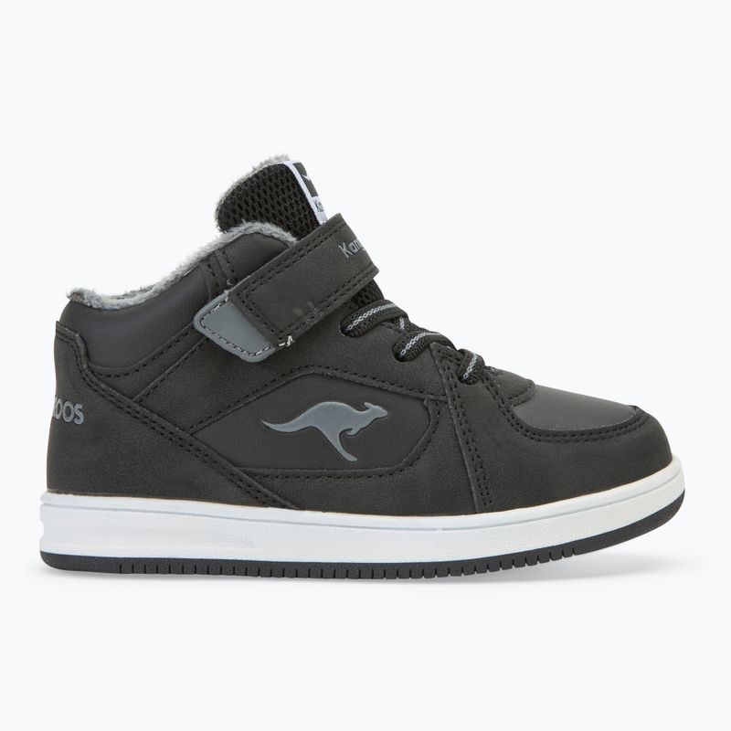 KangaROOS K-CPI Kalino Mid EV jet black / steel grey Kinderschuhe 2