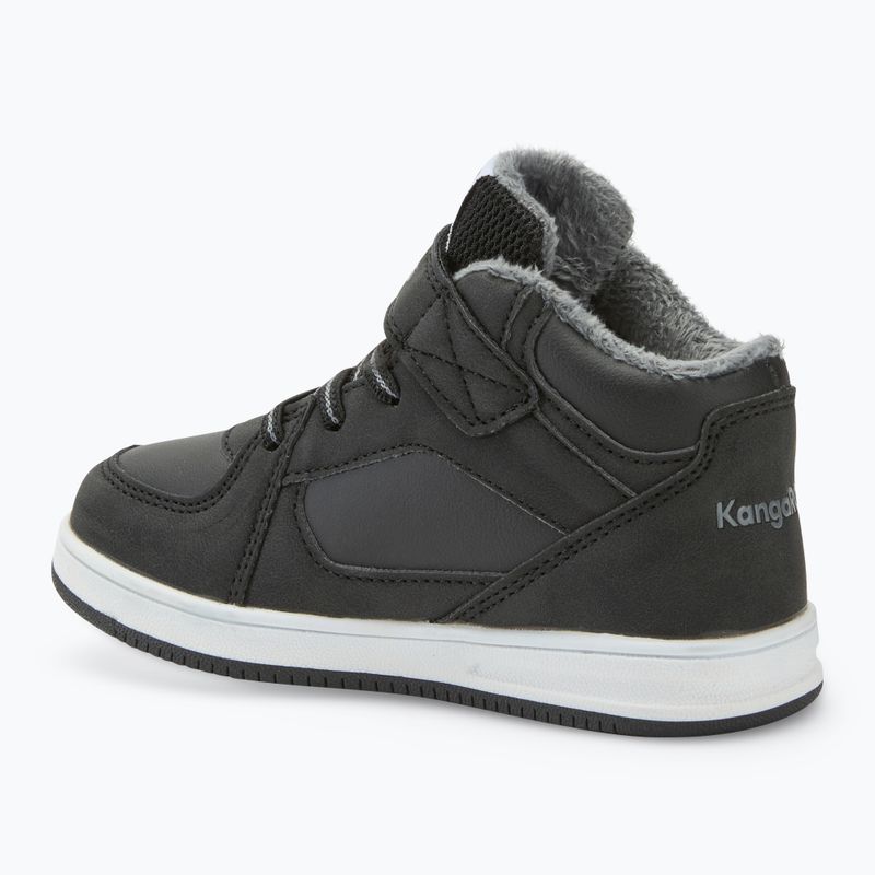 KangaROOS K-CPI Kalino Mid EV jet black / steel grey Kinderschuhe 3