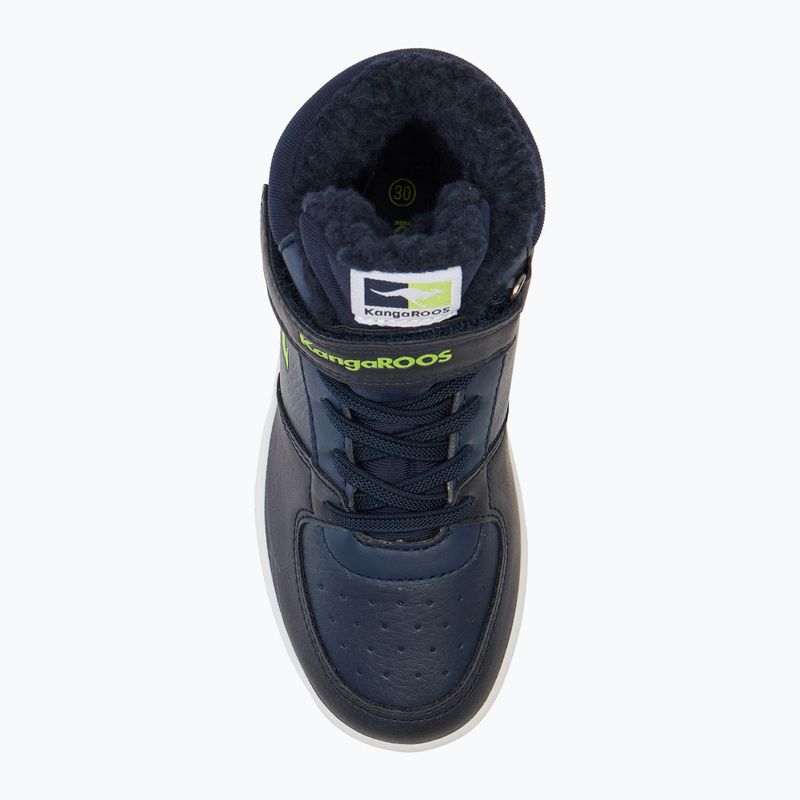 Kinderschuhe KangaROOS K-CP Bound Mid EV dark navy / lime 5