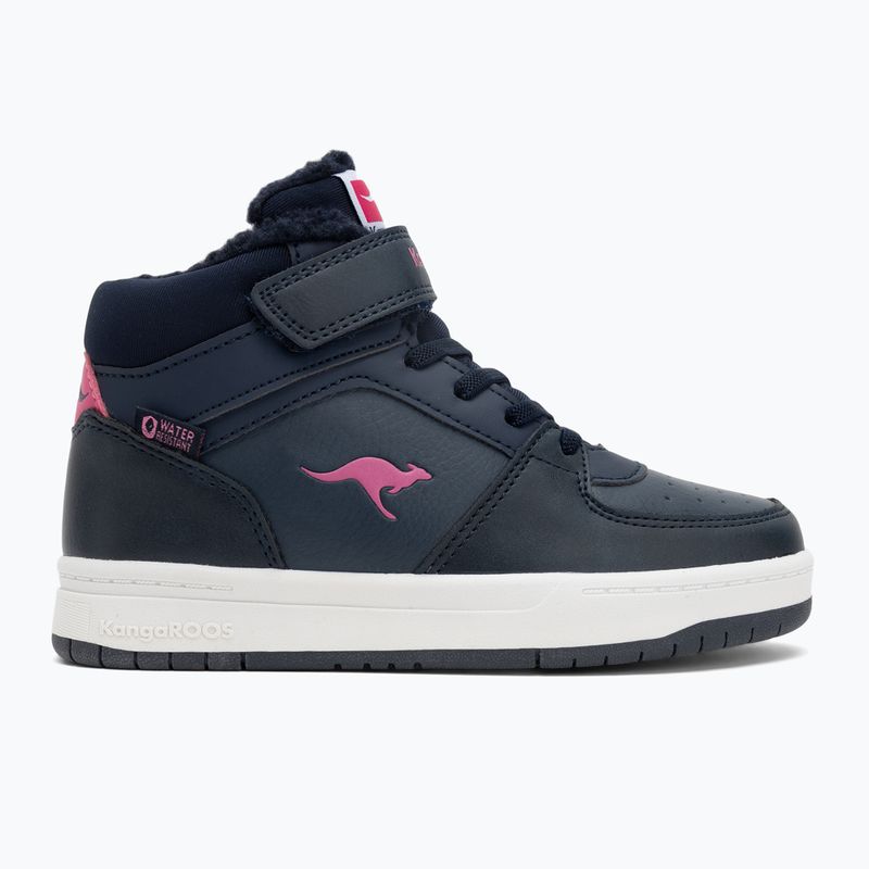 KangaROOS Kinderschuhe K-CP Bound Mid EV dark navy/daisy pink 2