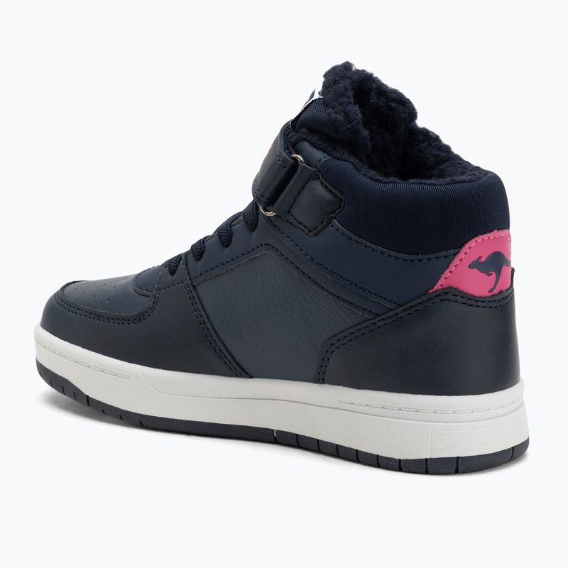 KangaROOS Kinderschuhe K-CP Bound Mid EV dark navy/daisy pink 3