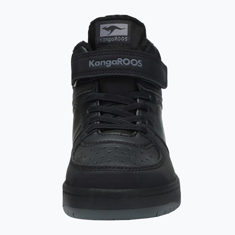 KangaROOS K-CP Bound Mid EV jet black / steel grey Kinderschuhe 10