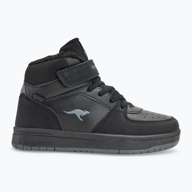 KangaROOS K-CP Bound Mid EV jet black / steel grey Kinderschuhe 2