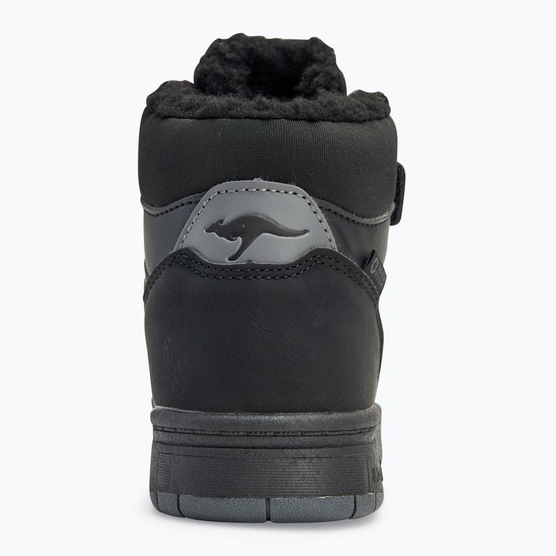 KangaROOS K-CP Bound Mid EV jet black / steel grey Kinderschuhe 6