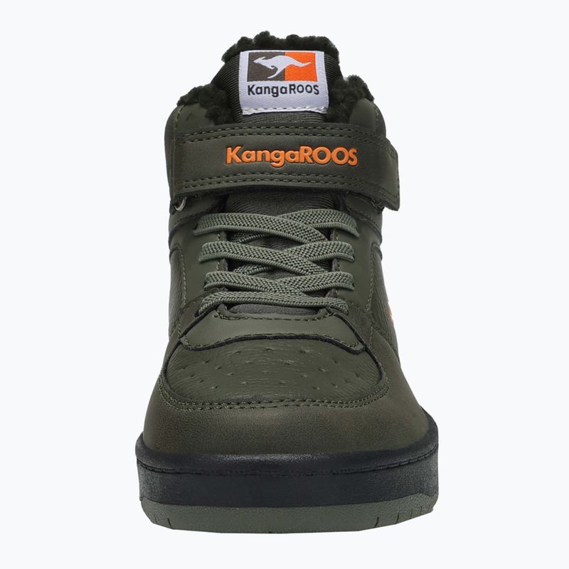 KangaROOS Kinderschuhe K-CP Bound Mid EV military green / flame 10