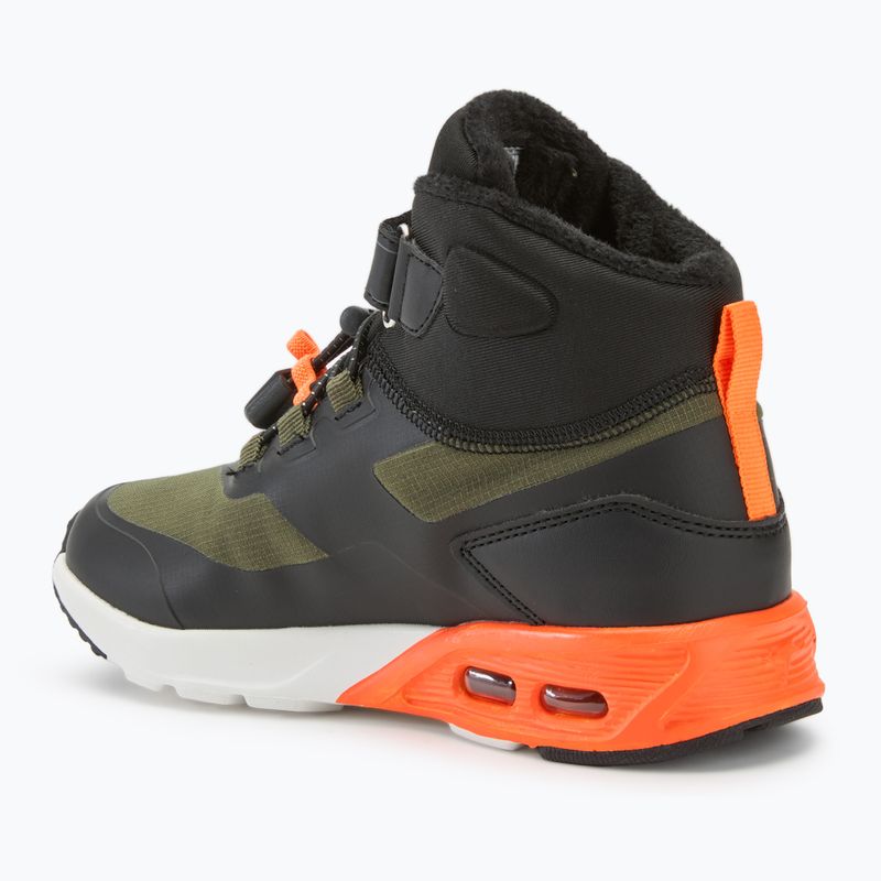 KangaROOS KX-Toke Mid EV Kinderschuhe Militärgrün / Neon Orange 3