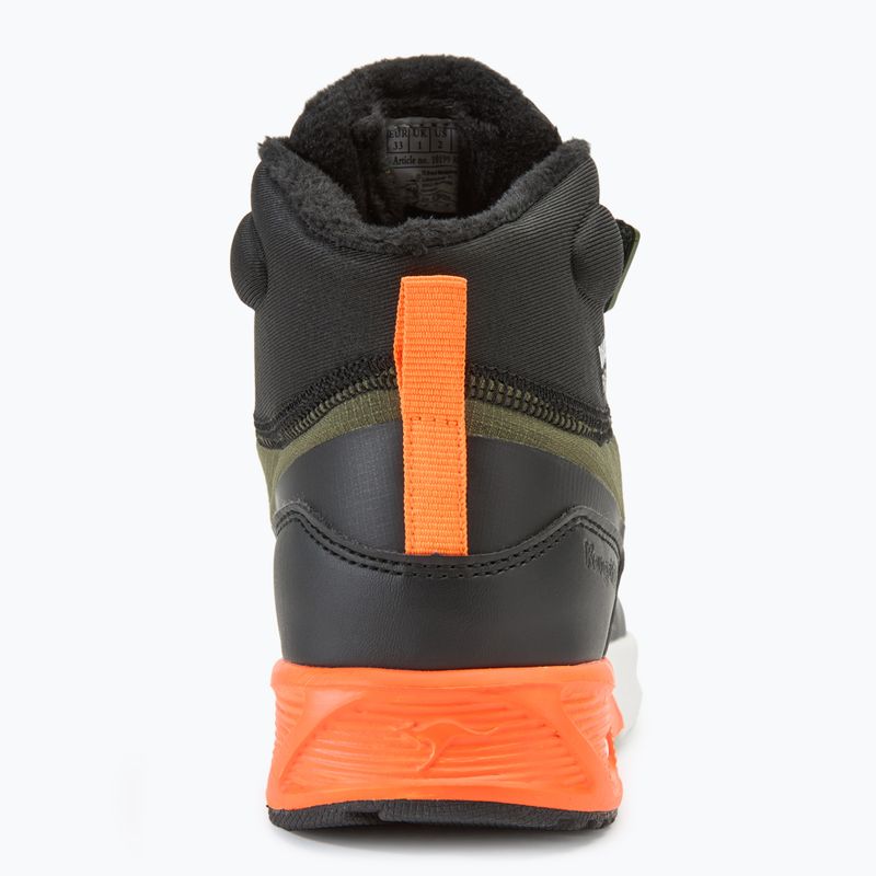 KangaROOS KX-Toke Mid EV Kinderschuhe Militärgrün / Neon Orange 6