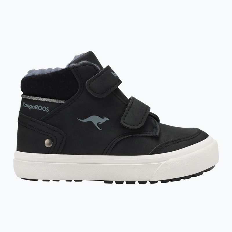 KangaROOS KaVu Primo V jet black / steel grey Kinderschuhe 8