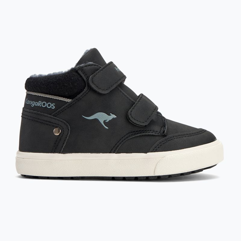 KangaROOS KaVu Primo V jet black / steel grey Kinderschuhe 2