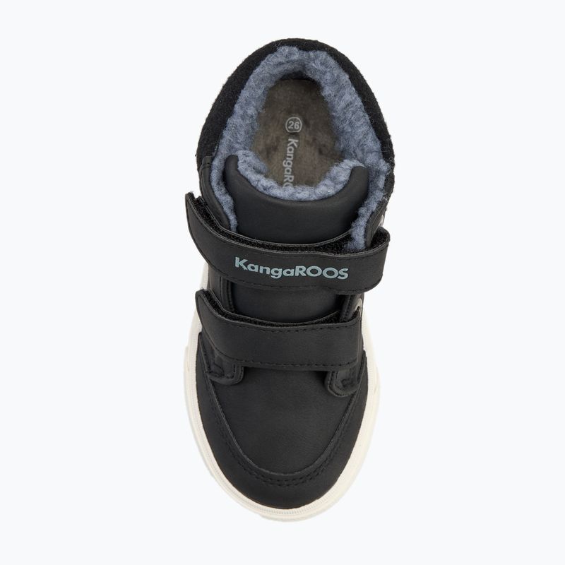KangaROOS KaVu Primo V jet black / steel grey Kinderschuhe 5