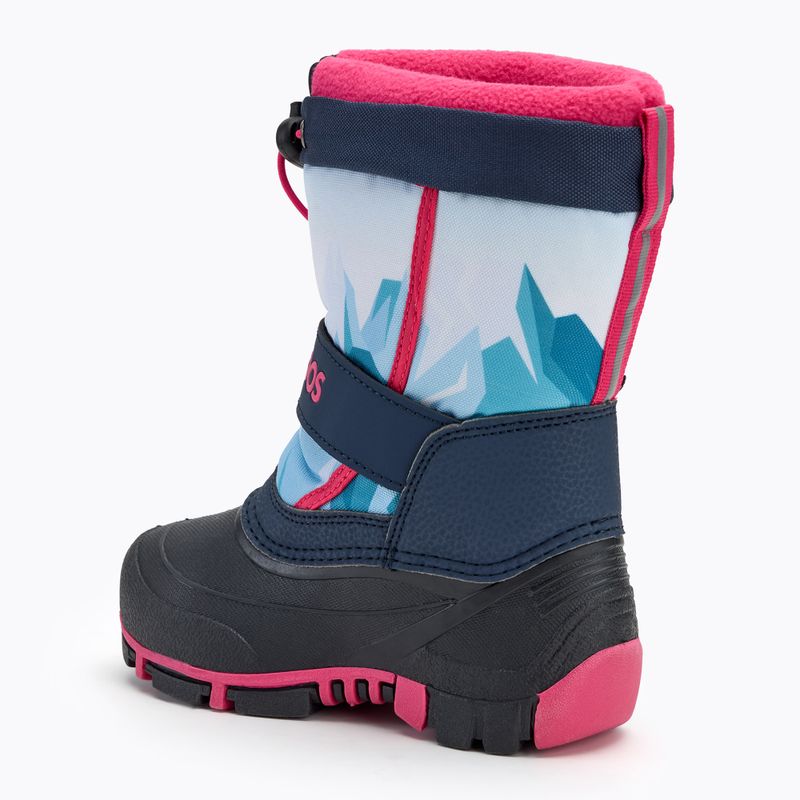 Kinderschneestiefel KangaROOS Kanga-Bean IV dk navy/ daisy pink 3