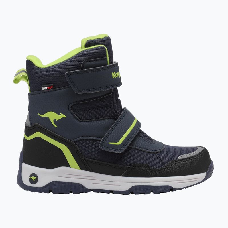 KangaROOS K-MJ Camp V RTX Junior Schneestiefel dk navy / lime 8