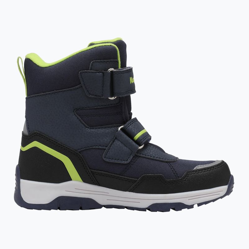 KangaROOS K-MJ Camp V RTX Junior Schneestiefel dk navy / lime 9