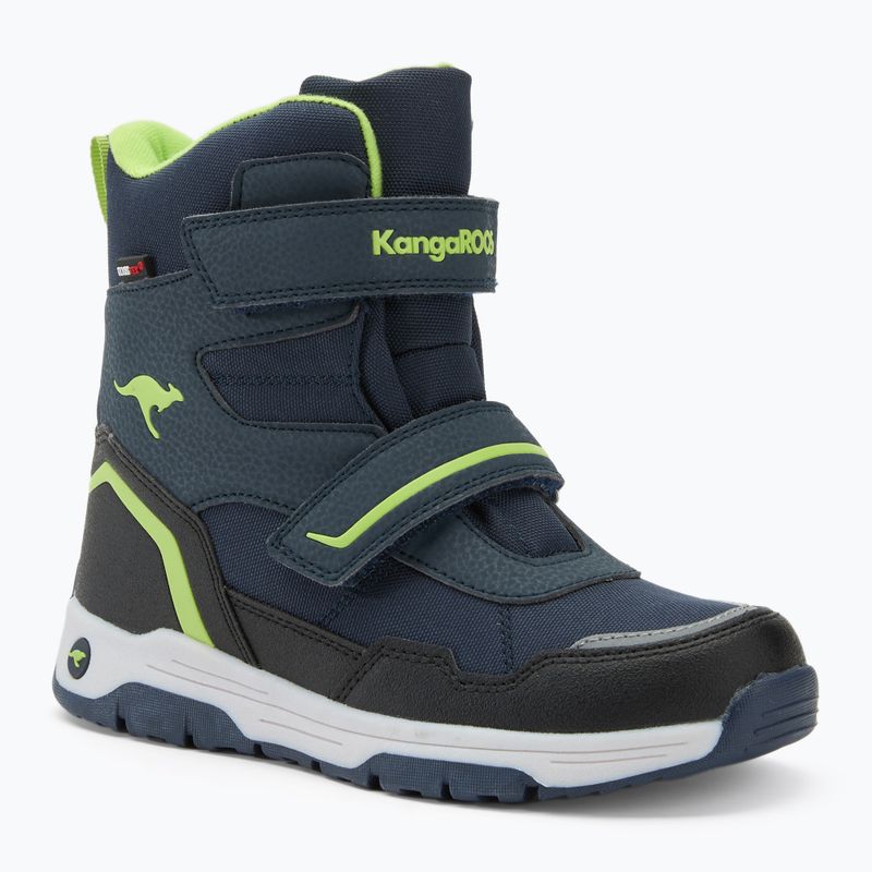 KangaROOS K-MJ Camp V RTX Junior Schneestiefel dk navy / lime