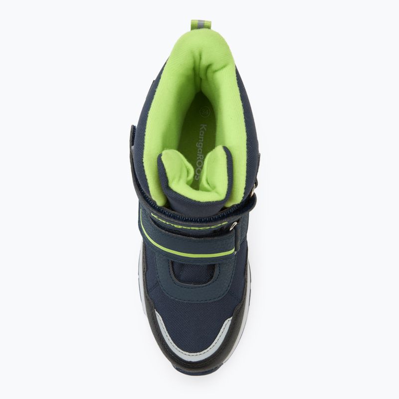 KangaROOS K-MJ Camp V RTX Junior Schneestiefel dk navy / lime 5