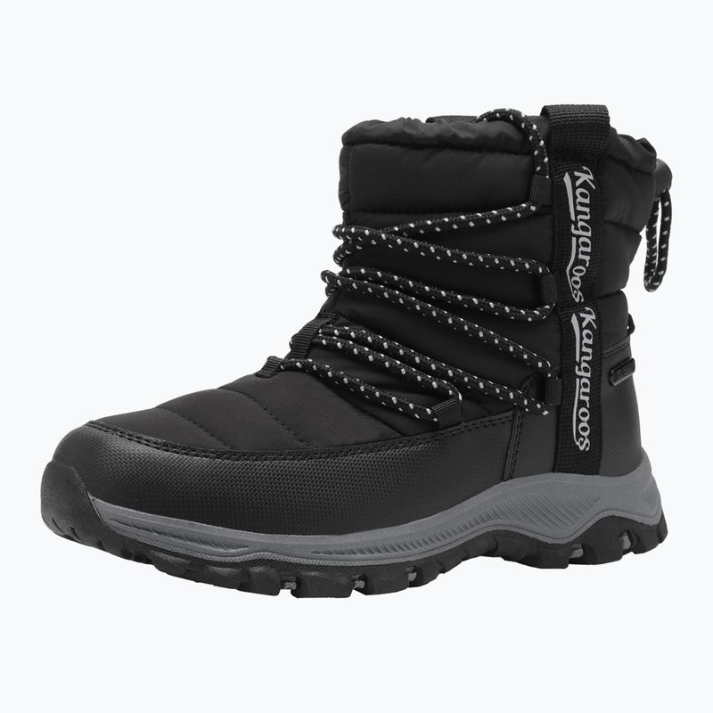 Damen Schneestiefel KangaROOS K-FW Shego jet schwarz / stahlgrau 8