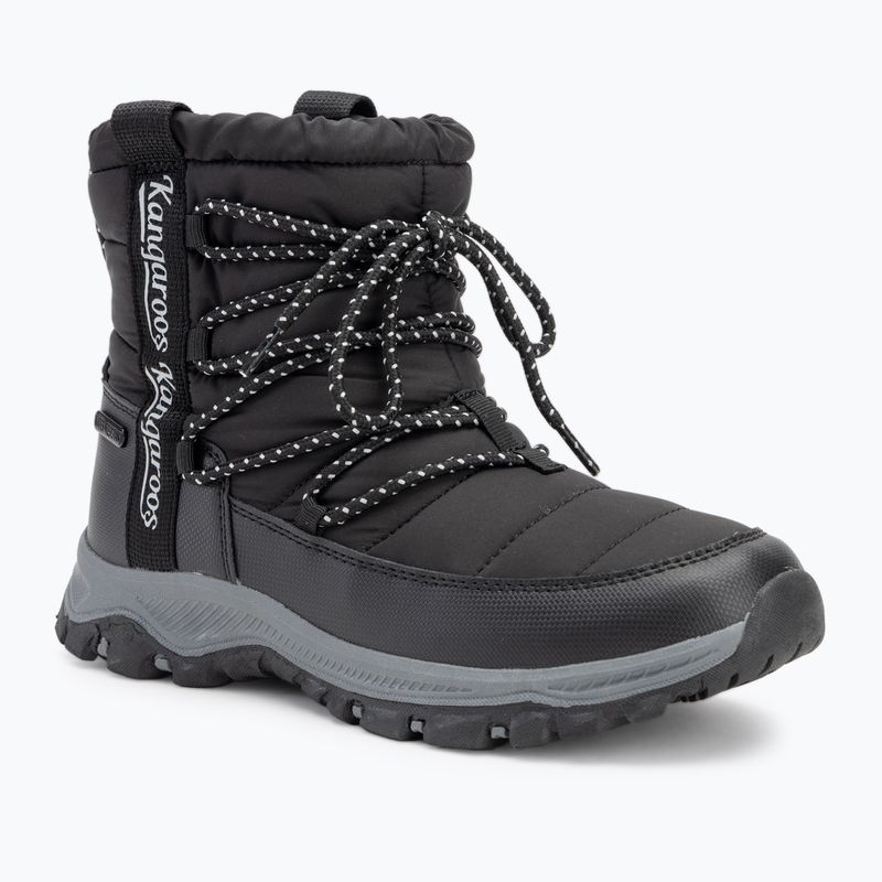 Damen Schneestiefel KangaROOS K-FW Shego jet schwarz / stahlgrau